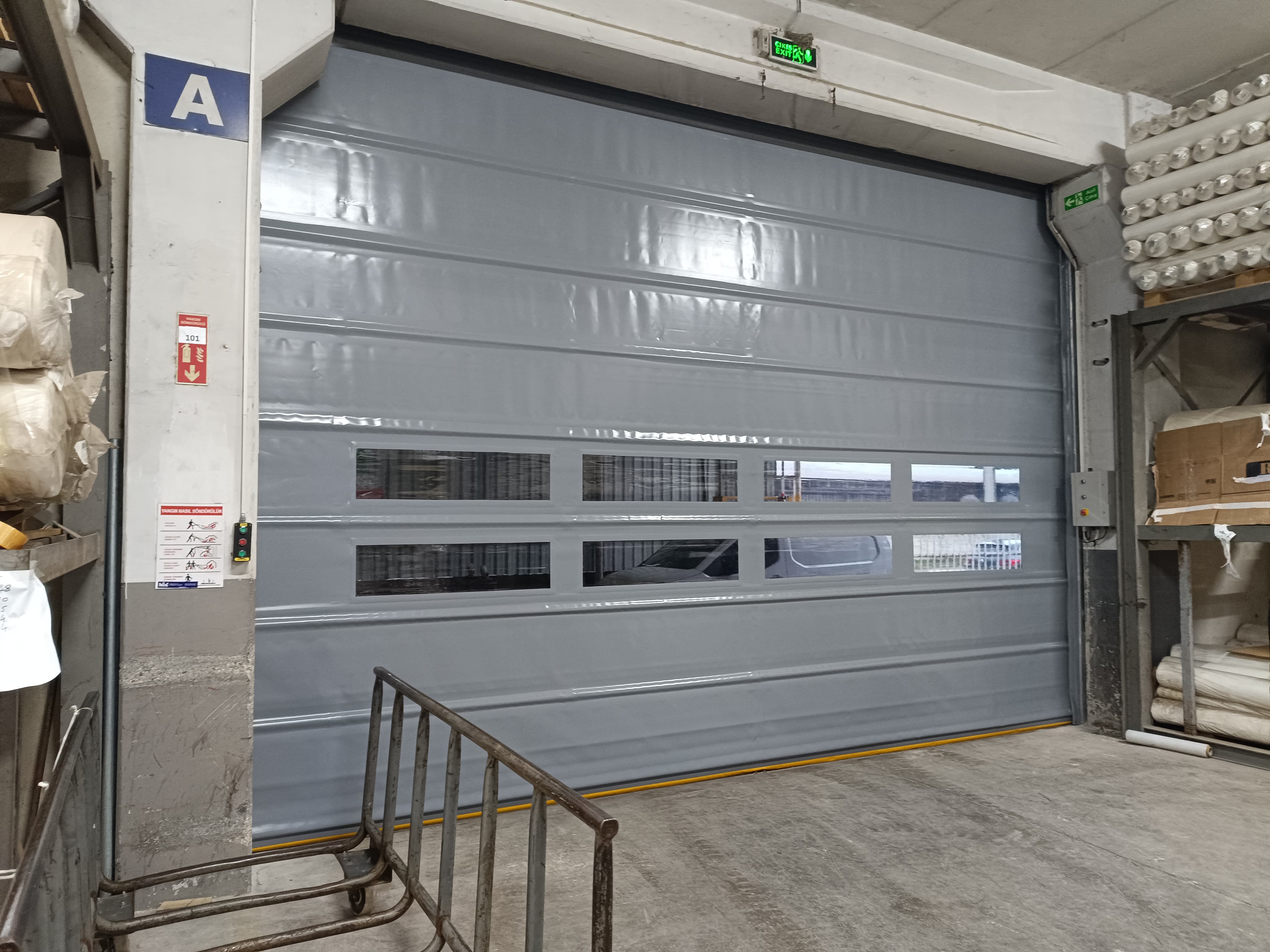 Hızlı PVC Giyotin Otomatik Kapı