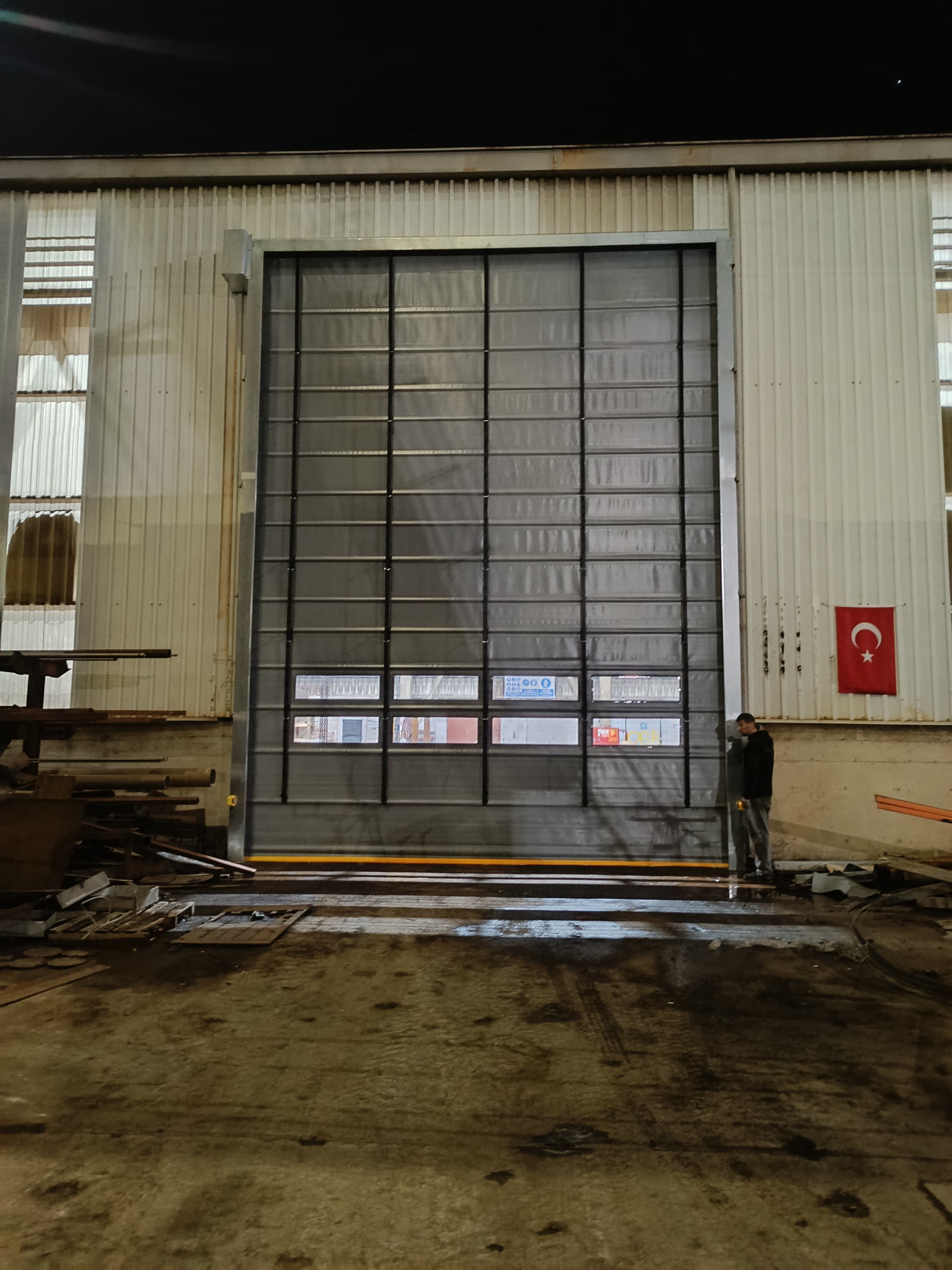 Hızlı PVC Giyotin Otomatik Kapı