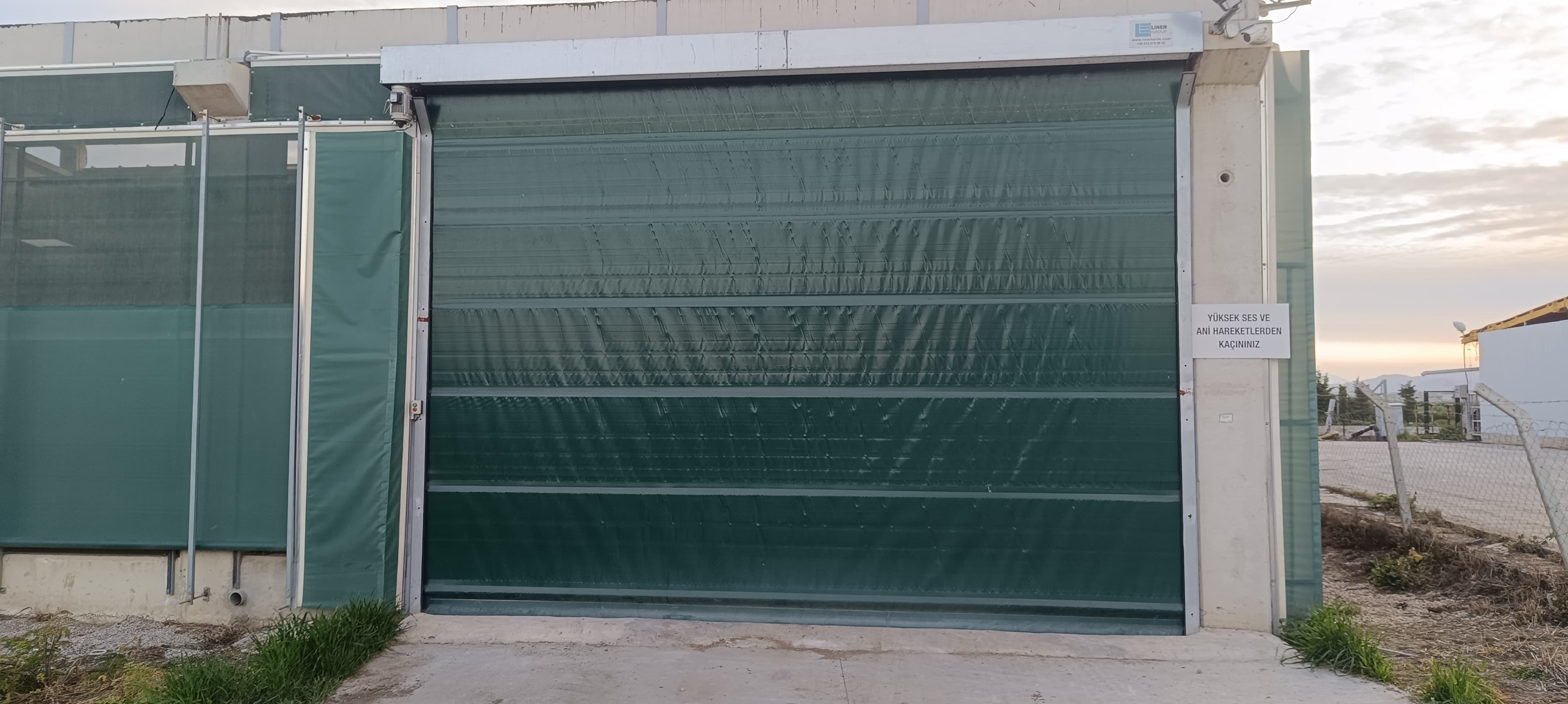 Sarmal PVC Otomatik Kapı