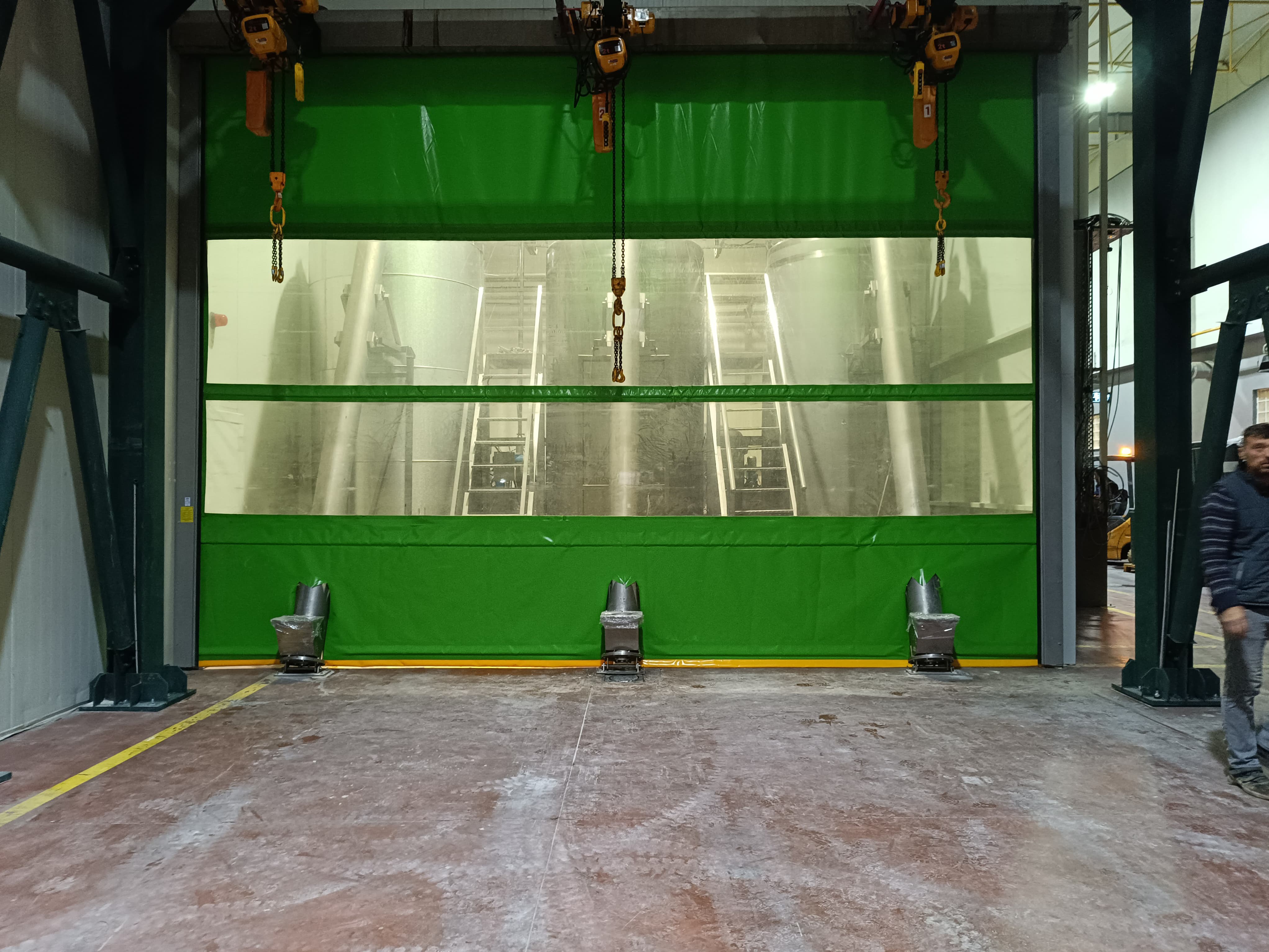 Sarmal PVC Otomatik Kapı