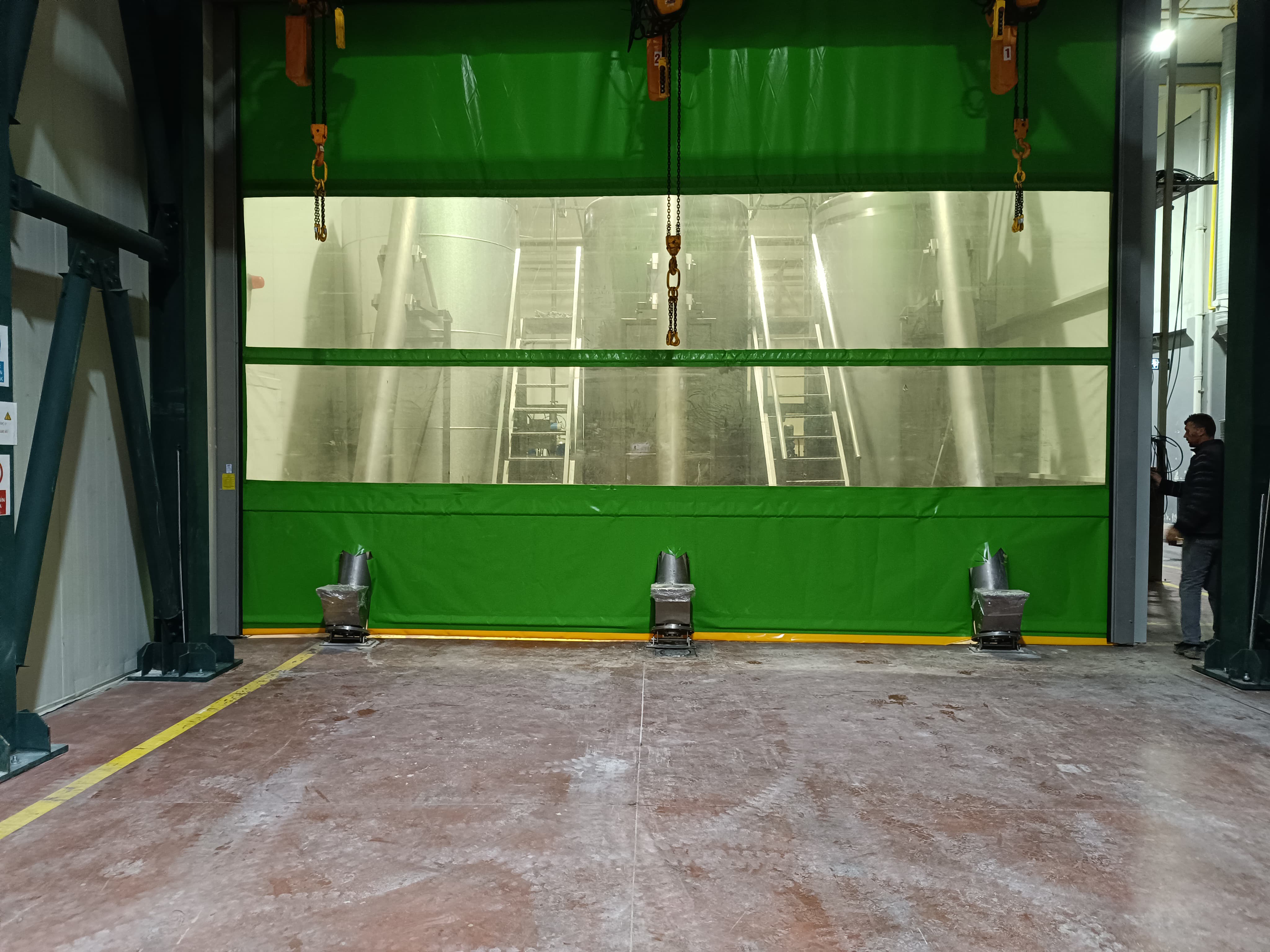 Sarmal PVC Otomatik Kapı